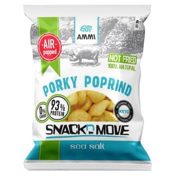 Keto čips od svinjetine - morska sol, pečen na zraku AMMI, 30 g