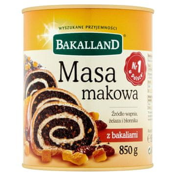 BAKALLAND nadjev od maka 850 g