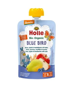 Holle MOUSSE OD ZOBENIH PAHULJICA, KRUŠAKA, JABUKA, BOBIČASTOG VOĆA BEZ ŠEĆERA DEMETER ORGANSKI 100 g