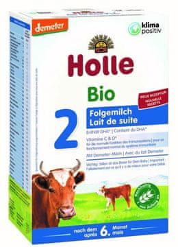 Holle KRAVLJE MLIJEKO ZA DOBI NAKON 6 MJESECI DEMETER ORGANIC 600 g
