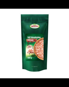 Himalajska sol, tamno ružičasta, gruba, 500 g,
