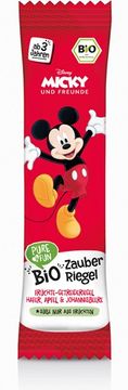 Zobena pločica s okusom jabuke i crnog ribiza ORGANSKA 25 g Mickey Mouse