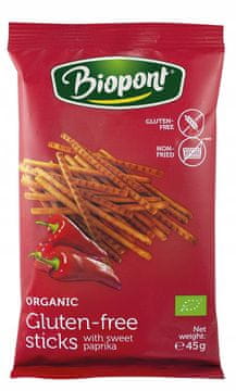 BIO BEZGLUTENSKI PAPRIČNI ŠTAPIĆI ORGANSKI 45 g -