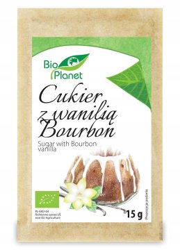 Šećer od trske ŠEĆER S VANILIJOM BOURBON ORGANSKI 15 g -