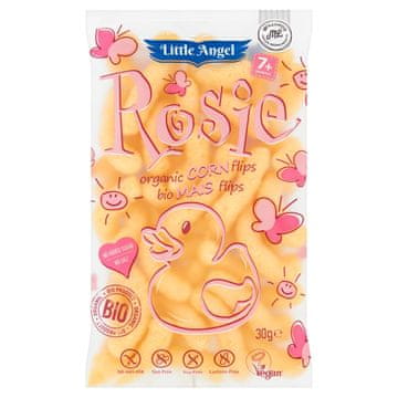 Little Angel Rosie organski pečeni kukuruzni čips 30 g