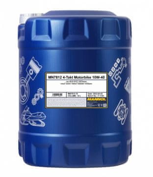 Mannol ULJE 10W40 10L MOTOCIKLE 4T ESTERSKA TEHNOLOGIJA SL/ JASO MA/MA2
