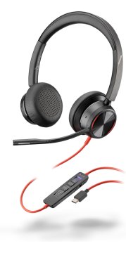 HP Blackwire 8225 USB-C Teams slušalice + USB-C/A adapter, 8X225AA