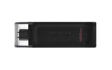 Kingston DT70 128GB USB-C 3.2 Gen 1 crni USB flash pogon