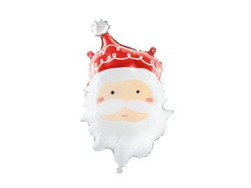 PartyDeco Folija balon Djeda Mraza, 60 cm