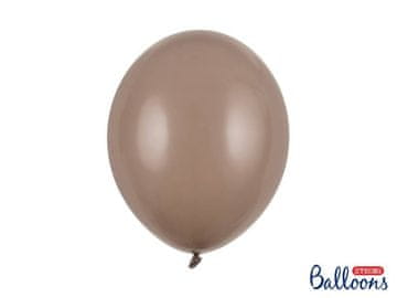 PartyDeco Jaki lateks baloni, Pastel Cappuccino, 30 cm, 100 kom.