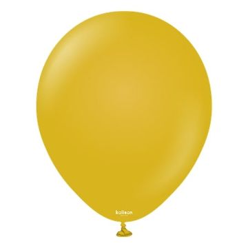 Retro senf lateks baloni, 30 cm, 100 kom.