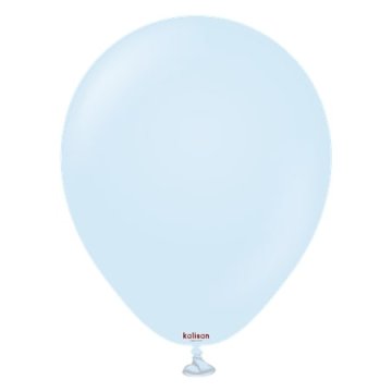 Macaron Baby Blue lateks baloni, plavi, 13 cm, 100 kom.