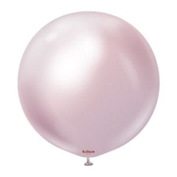 Mirror Pink Gold lateks baloni, ružičasti, 45 cm, 25 kom.