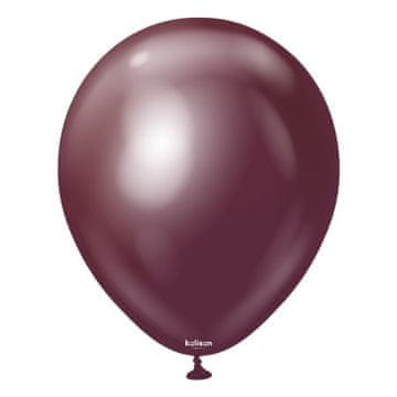 Mirror Bordo lateks baloni, 30 cm, 50 kom.