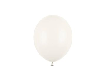 PartyDeco Snažni lateks baloni, pastelno bijele boje, 12 cm, 100 kom.