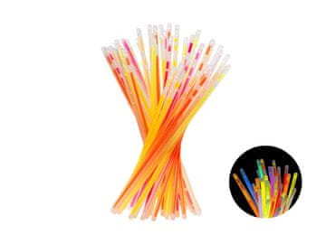 PartyDeco Svijetleći štapići, raznih boja, 20 cm, s konektorima