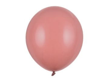 PartyDeco Snažni lateks baloni, ružičasti, pastelna boja divlje ruže, 43 cm, 25 kom.
