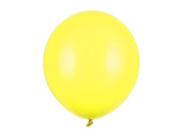 PartyDeco Snažni lateks baloni, žuti, pastelna boja limuna, 43 cm, 25 kom