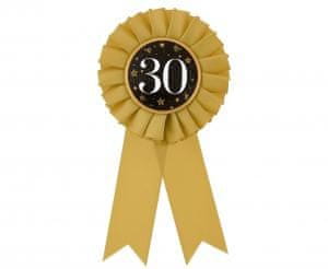 GoDan 30. rođendan ružičasto zlato i crna Beauty&Charm 8 cm