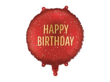 PartyDeco Folija balon tableta tamnocrvena Deep Red 35cm