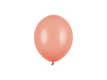 PartyDeco Snažni lateks baloni, breskva, pastelno breskva, 12 cm, 100 kom.