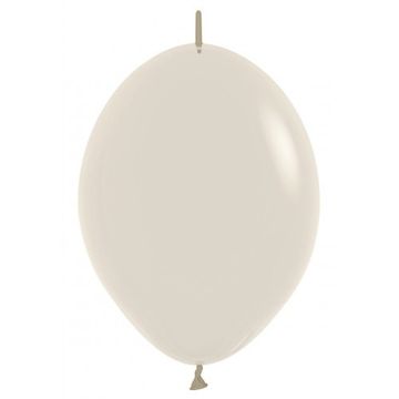 em Pastel Dusk Cream baloni s konektorom 15 cm, 50 kom.