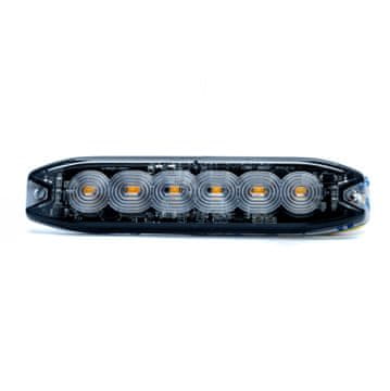 18W LED stroboskopsko svjetlo, ECE R65 homologacija - 15 načina osvjetljenja NARANČASTA