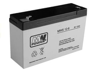 AGM gel automobilski akumulator za 6V12Ah bateriju