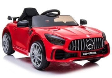 Mercedes GTR automobil na baterije za djecu s LED svjetlima MP3 crvenim