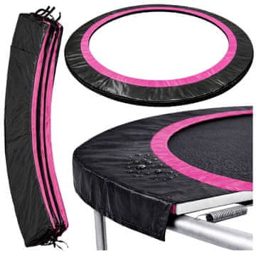 Navlaka za oprugu za trampolin Sport Max 10ft, crna i roza