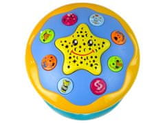 slomart LEAN TOYS Projektor zvijezda i noćno svjetlo - Podvodni svijet + melodije