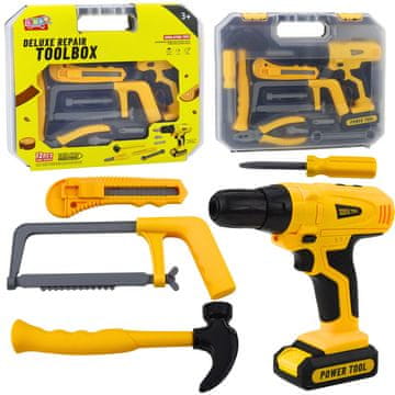 DIY Kit Bušilica Odvijač Alati Svjetla Zvukovi Kofer