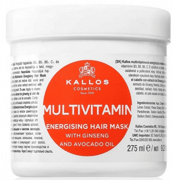 Kallos multivitaminska energizirajuća maska za kosu 275 ml