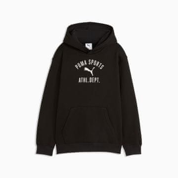 Puma Dječja majica s kapuljačom VARSITY crna 69707001 veličina 152