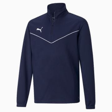 Puma Dječja majica TEAMRISE 1/4 ZIP JR tamnoplava 65739506 veličina 140