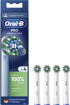 Oral-B Pro Cross Action glave za električnu četkicu za zube, 4 kom. bijele (8006540847770)