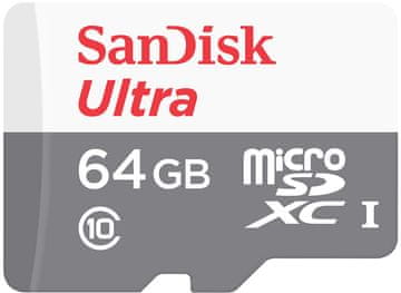 SanDisk microSDXC Ultra 64GB Class 10 UHS-I memorijska kartica (SDSQUNR-064G-GN3MN)