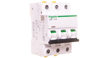 Schneider Automatski osigurač 3P C 10A 10kA AC iC60H-C10-3 Acti9 A9F07310