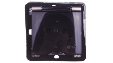 COS.PEL IMPRESJA Utičnica otporna na prskanje s/s prozirnim titanijskim poklopcem IP44 GPH-1YZ/m/23/d