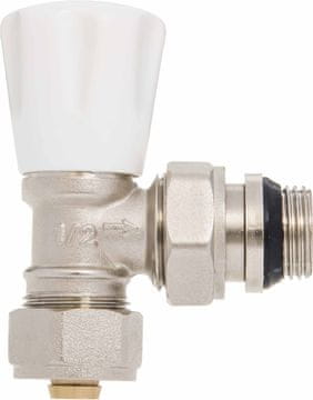 Invena PEX 16x1/2" kutni povratni radijatorski ventil