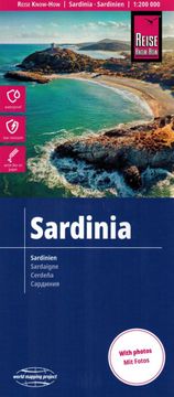 E.I. Sardinija 1:200.000. Vodootporna cestovna i turistička karta. Izdanje 2024. Putničko znanje