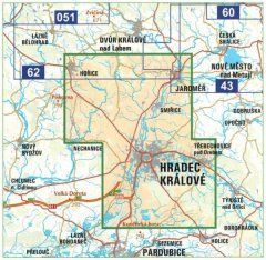 DE Hradecko, Hradec Kralove. Turistička karta 106. Surveying On Line