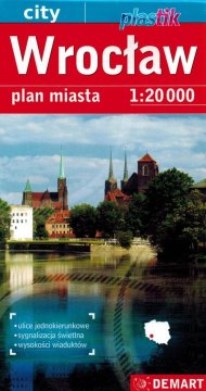 Wrocław. Laminirana karta / Plan grada. Izdanje 2023./2024.