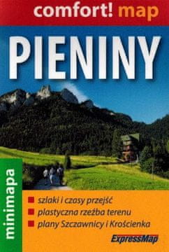 Pieniny 1:50.000. Laminirana turistička minikarta.