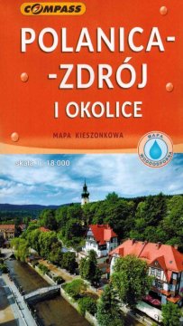 Compass Polanica-Zdrój 1:18.000. Laminirana džepna karta / karta grada. Objavljeno 2024. Kompas