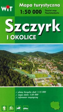 BAMIX Switzerland Szczyrk i okolica. Karta grada / Turistička karta.