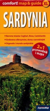 Sardinija. Laminirana cestovna i turistička karta + mini vodič.