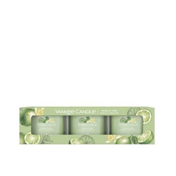 Yankee Candle Vanilija i limeta - Signature - mini svijeće, pakiranje od 3 komada