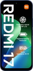 Xiaomi Redmi 17 4G (LTE) pametni telefon 4GB/256GB plavi