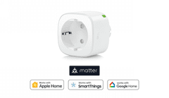 BH Eve Energy Matter - pametna utičnica s funkcijom mjerenja potrošnje energije (kompatibilnost: Apple Home, Samsung SmartThings, Alexa, Google Home, Home Assistant)